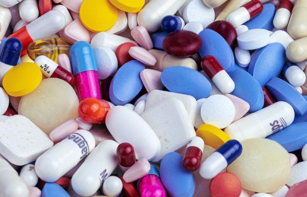 a pile of different pills
