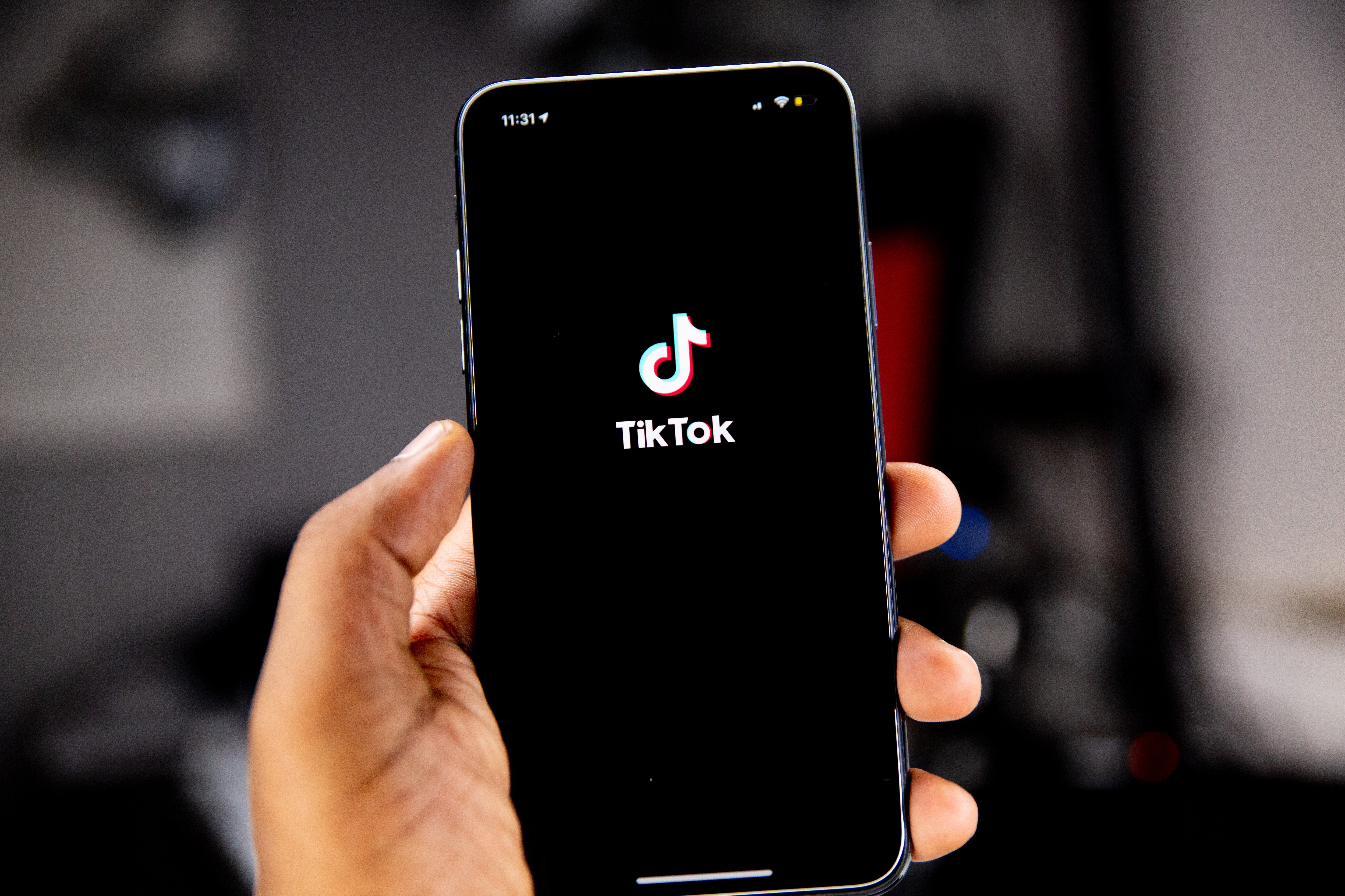 TikTok on mobile phone