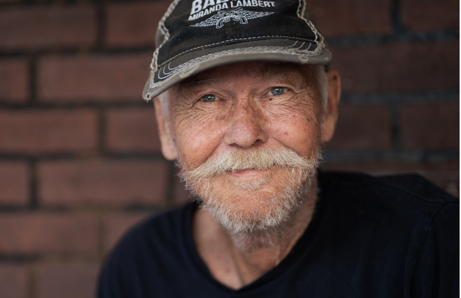 portrait of man smiling