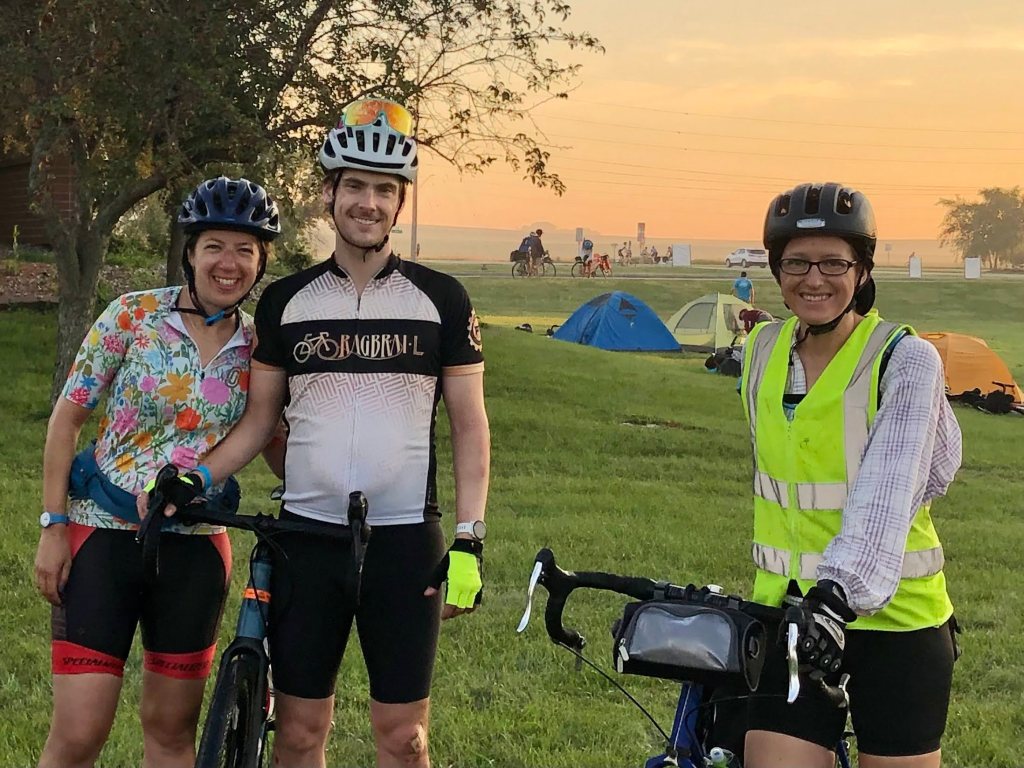 RAGBRAI cyclists