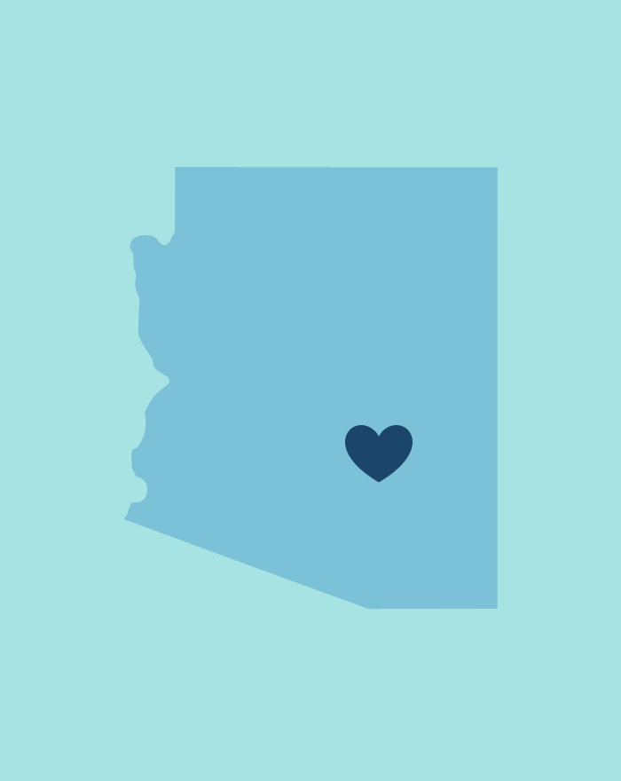 Arizona with a heart