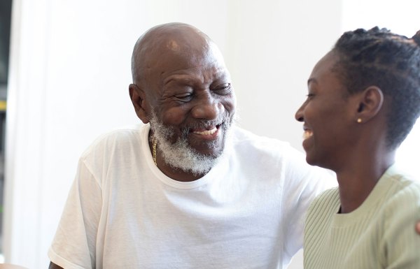 A father and daughter working on a family giving donor advised fund together