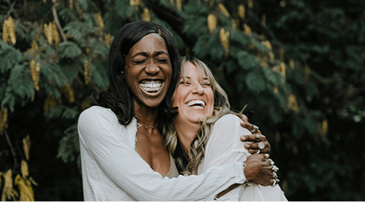 People hugging each other