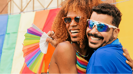 People celebrating Pride