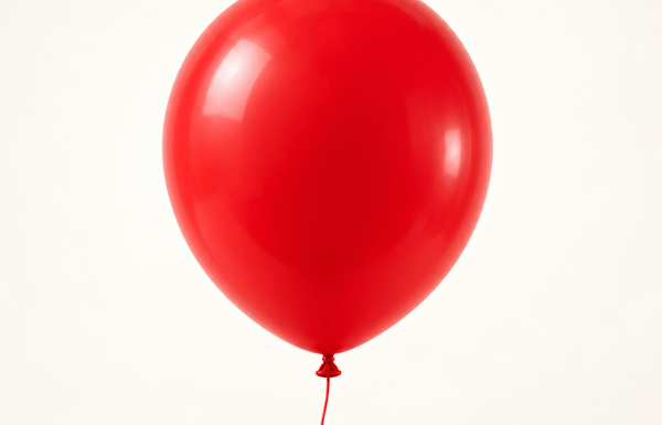 a red balloon symbolizing Duchenne Awareness Day