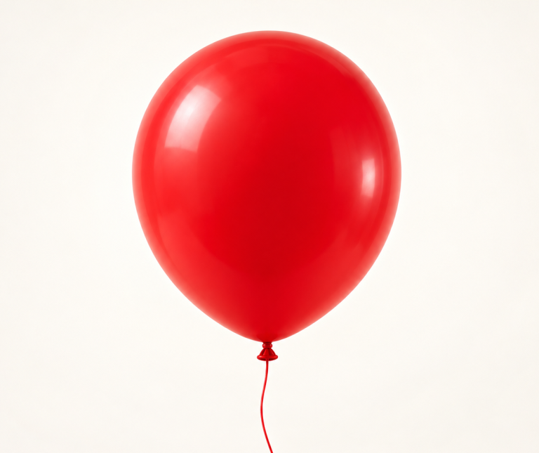 a red balloon symbolizing Duchenne Awareness Day