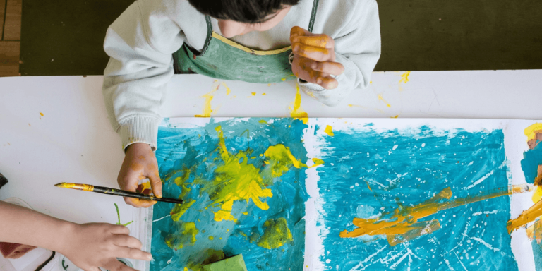 A child drawing