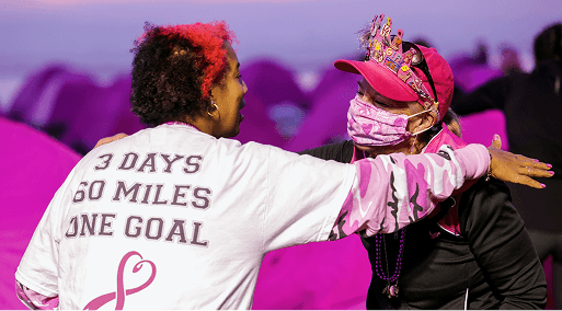 a breast cancer fundraising event
