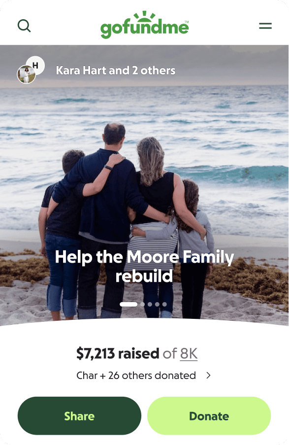 Fundraiser example