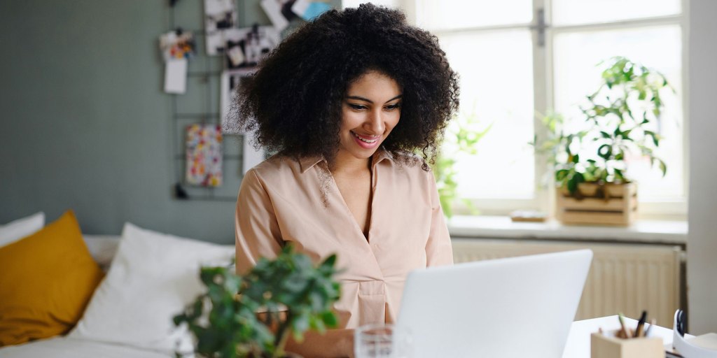 Woman writing a fundraising letter