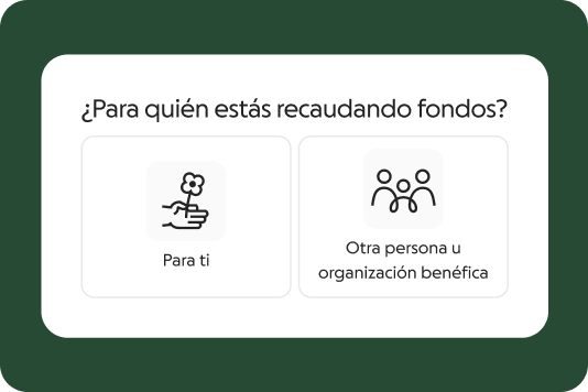 Para quién estás recaudando fondos?