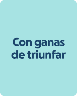 Con ganas de triunfar