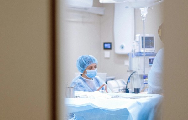 doctor in an operating room