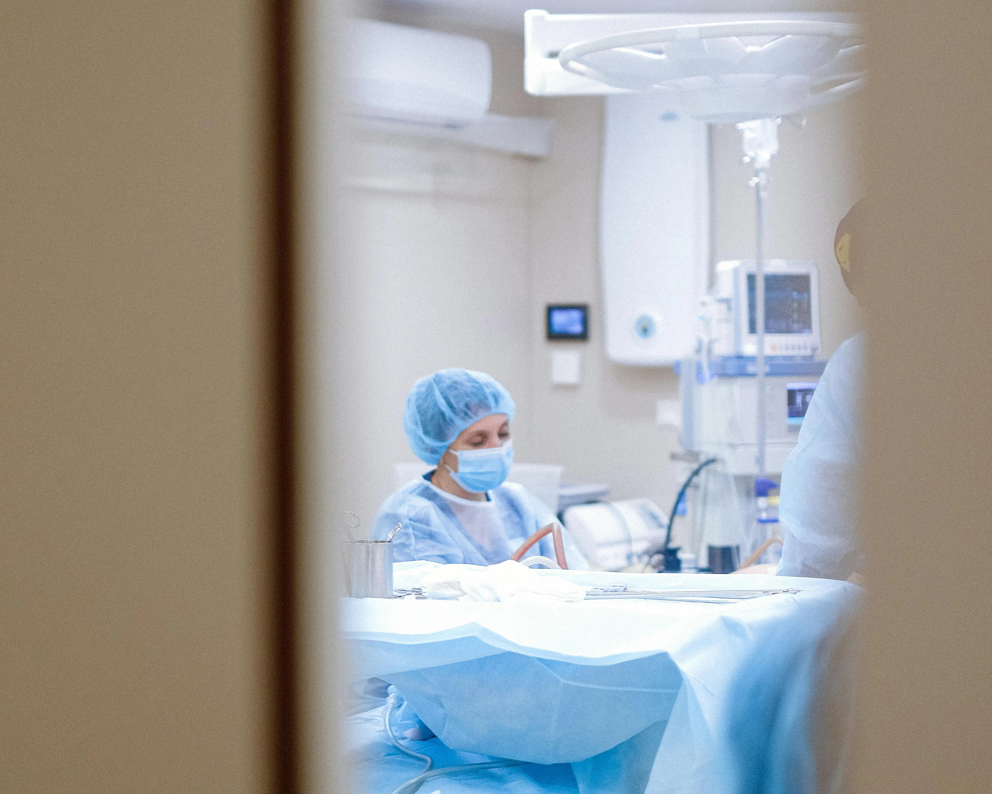 doctor in an operating room