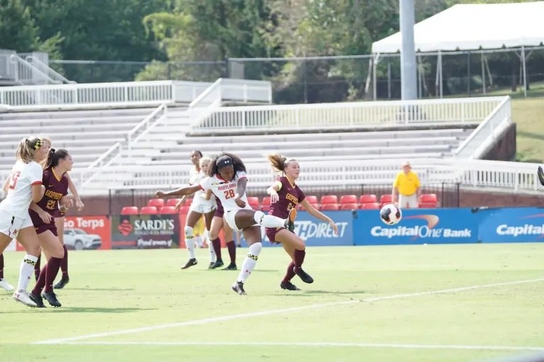 Une équipe de soccer en plein match