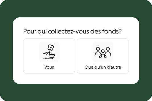 Pour qui collectez-vous des fonds?